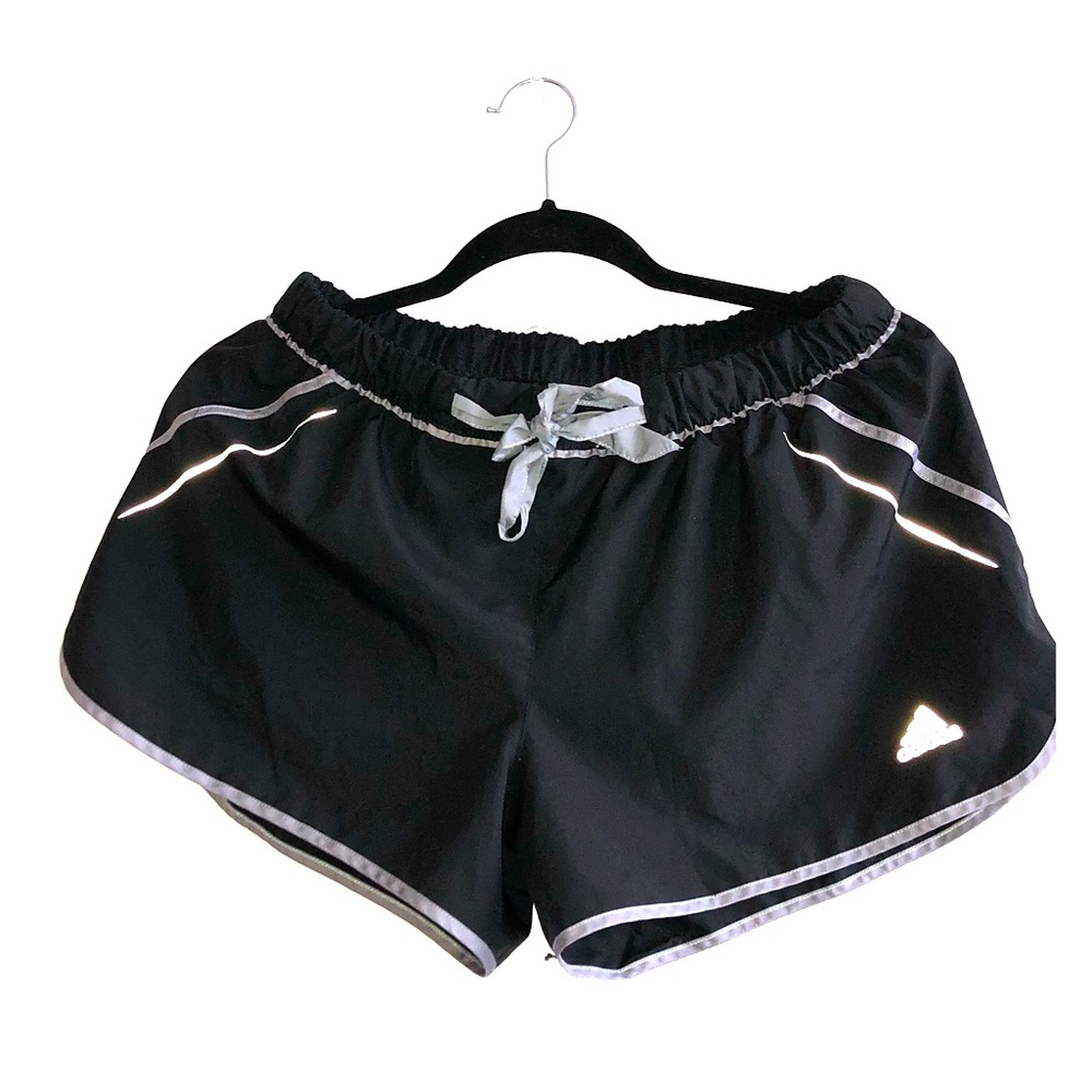 Black running shorts
